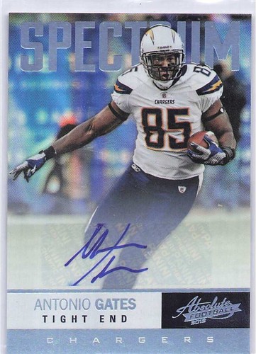 Antonio Gates [Spectrum Red] #77 2012 Panini Absolute card