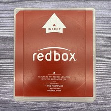 1 Empty Redbox CD/DVD/Blu-ray Disc Case Hard Plastic