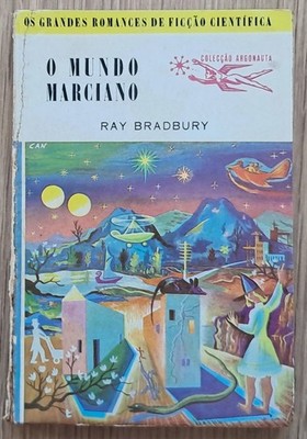 RAY BRADBURY  The Martian Chronicles  1st Ed PORTUGAL 1954 CAN Sci-Fi art!