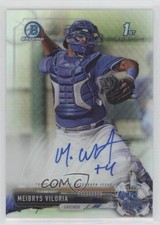 2017 Bowman Chrome Prospect Refractor 491/499 Meibrys Viloria #CPA-MV Auto 0l2