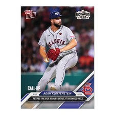 Adam Kloffenstein - 2024 MLB Topps Now Card 322 - Print Run: 1110