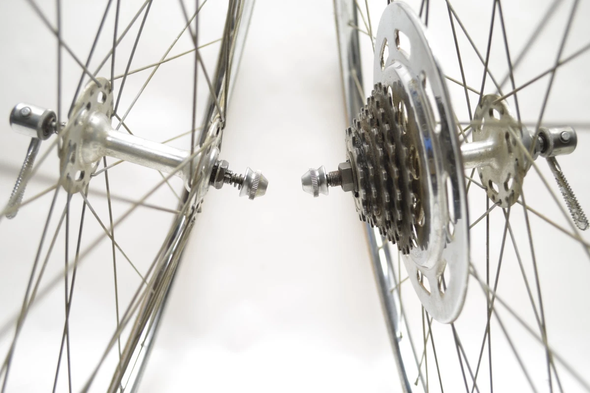 Paire De Moyeux Normandy Luxe Compétition – 34,7x1 – Vélo Vintage Course – France