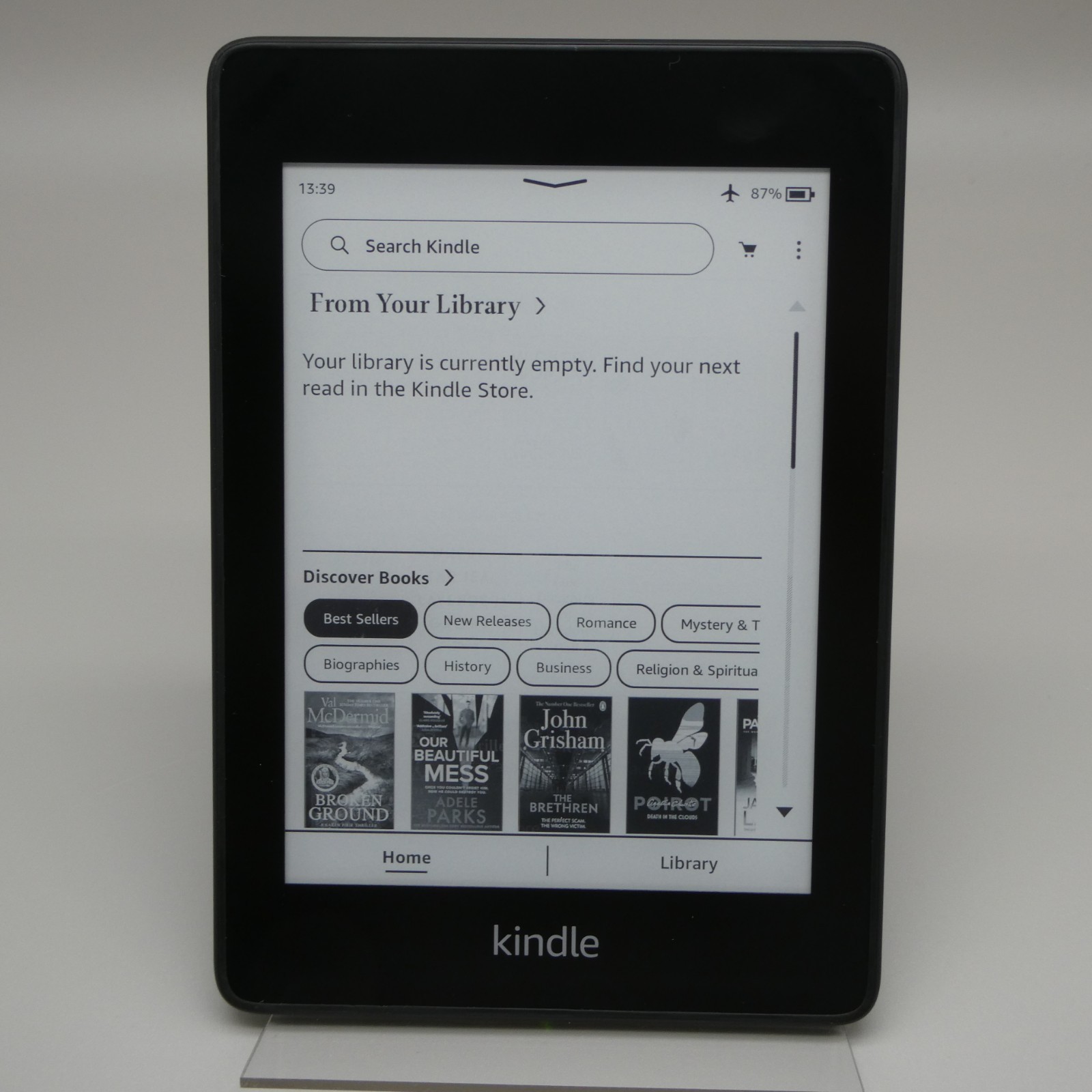 Amazon Kindle Paperwhite 10th Generation 8GB eReader Black FrontLight Audible