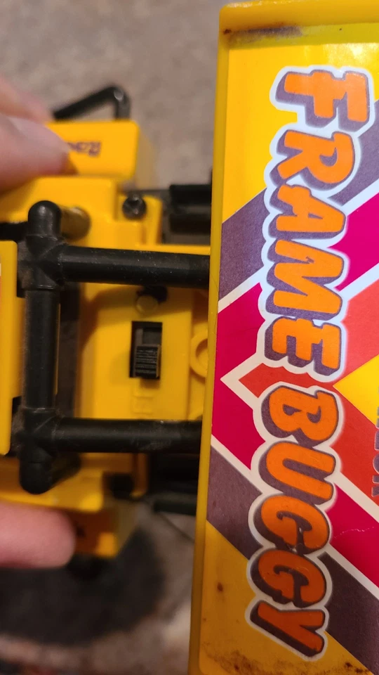 Vintage Radio Shack Radio Controlled Frame Buggy RC Car Parts or repair (A5) - Image 3 of 4