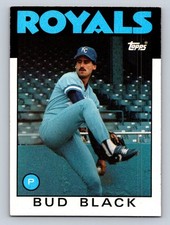 1986 Topps #697 Bud Black Kansas City Royals - NM/MT