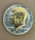KENNEDY HALF DOLLAR 1981-P DANBURY MINT COLLECTION-LAYERED 24 K Gold .999 SILVER