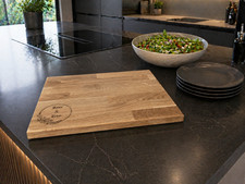 Solid Oak Chopping Board. Personalised or Non-Personalised. 400mm x 300mm x27mm.