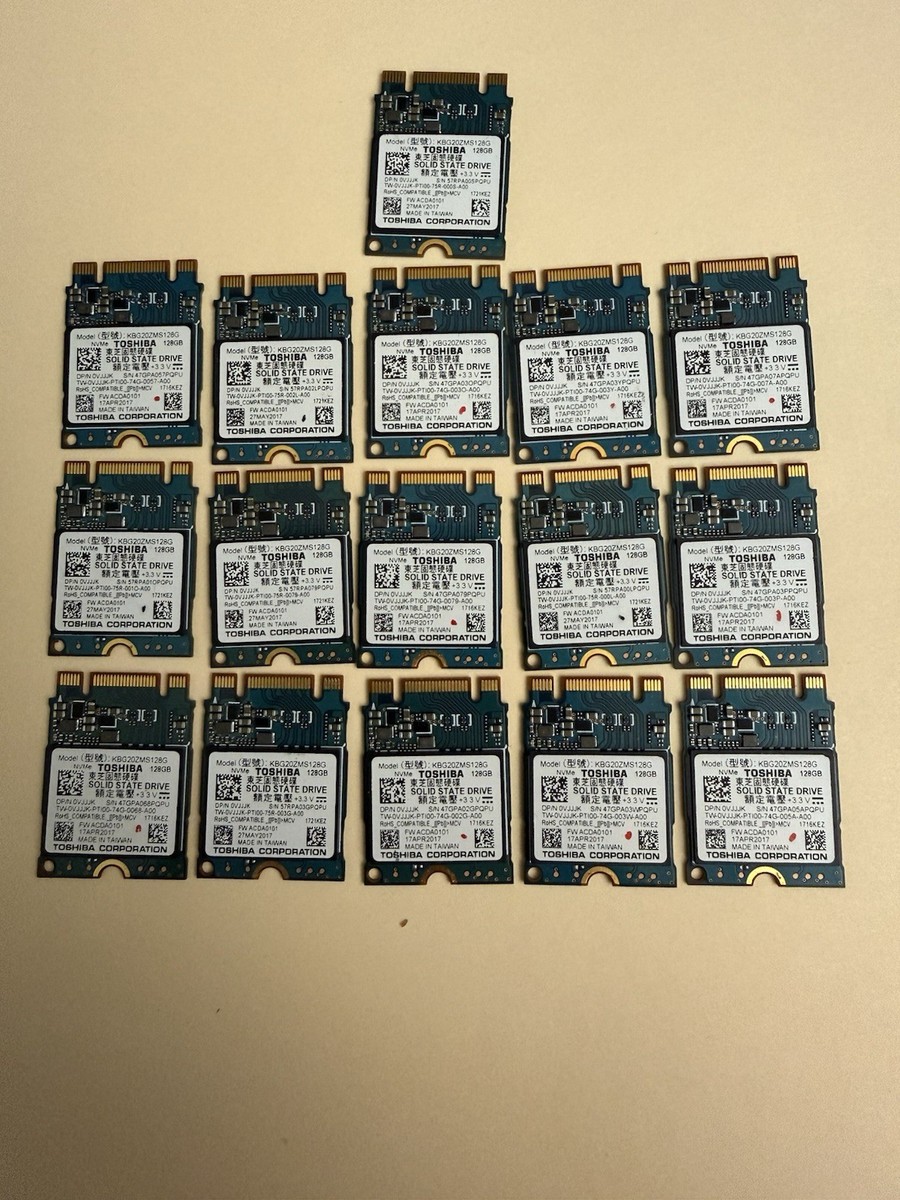 Toshiba 128GB NVMe M.2 2230 SSD – Steam Deck Compatible – Tested