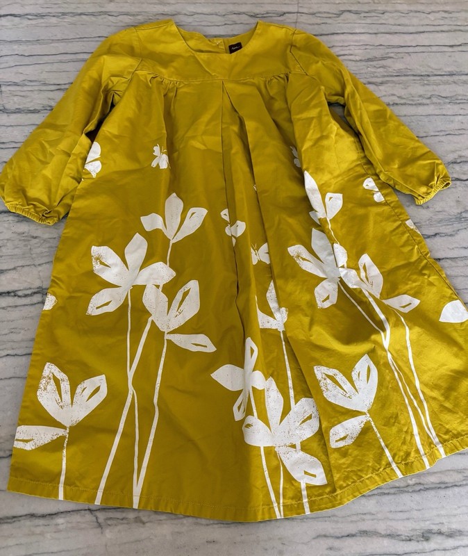 Tea Collection Girls Yuzu Sateen Dress Size 10