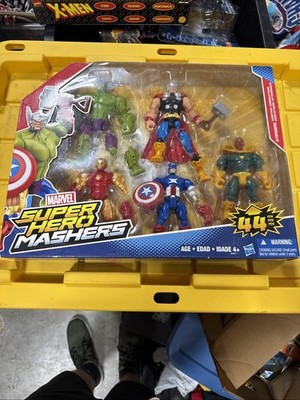 Marvel Super Hero Mashers Avengers Mashable Figures 44 Pieces RARE Thor Hulk HSH