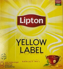 Lipton Yellow Label Tea Bags 1200 Supplied  ( 12 Boxes Of 100 ) 0.03 per strip