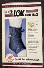 FLA Orthopedics Mcdavid Ankle Brace Medium, Black, 40-511MDBLK