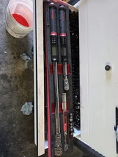 Snap-On Tools 3pc TechAngle Flex-Head Torque Wrench Set ATECHFSET02DT