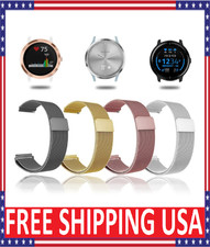 Metal Strap For Garmin Vivoactive 3 4 4s 5 6 Band Watch Venu 2 2s 3s SQ Bracelet