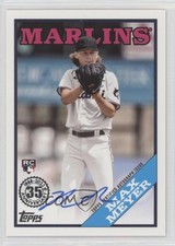 2023 Topps Series 2 1988 Topps Baseball Auto Max Meyer #88BA-MME Auto 2r1