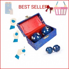 Mustools 2 Pack Yin Yang Baoding Balls Tai Chi Balance Hand Therapy - Adult