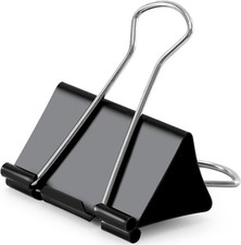 Extra Large Binder Clips 2.4 Inch Length Jumbo Binder Clips For Office 8 Pcs