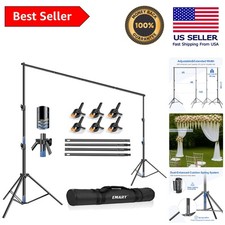 Professional 12x10ft Aluminum Backdrop Stand - Ideal for Parties  Exhibitions