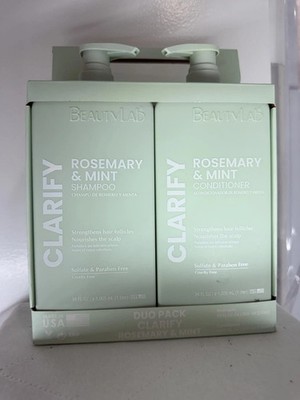 BeautyLab Clarify Rosemary & Mint Shampoo and Conditioner Duo Pack