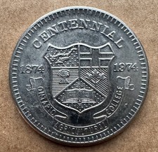 CANADA 1974 CENTENNIAL DOLLAR GUELPH ONTARIO TRADE TOKEN SO CALLED DOLLAR UNC