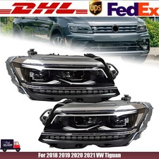 Left Driver | Right Passenger LED Headlights Fit For Volkswagen Tiguan 2018-2021