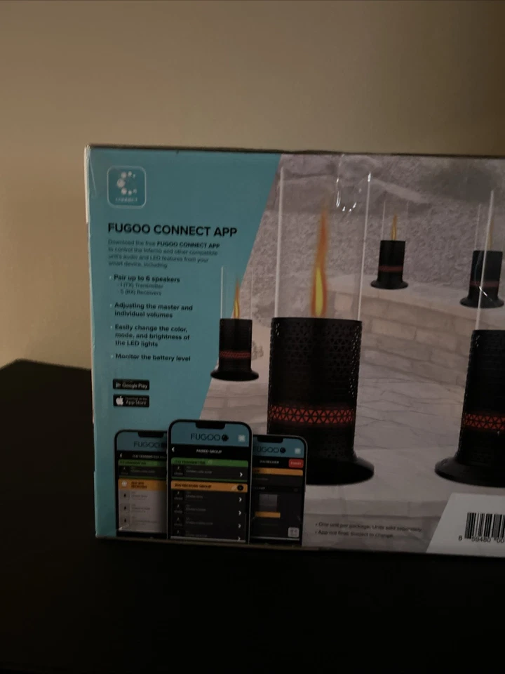 Altavoz Bluetooth Fugoo Inferno Interior/Exterior y Linterna de Llama Real NUEVO Foto 2 de 4