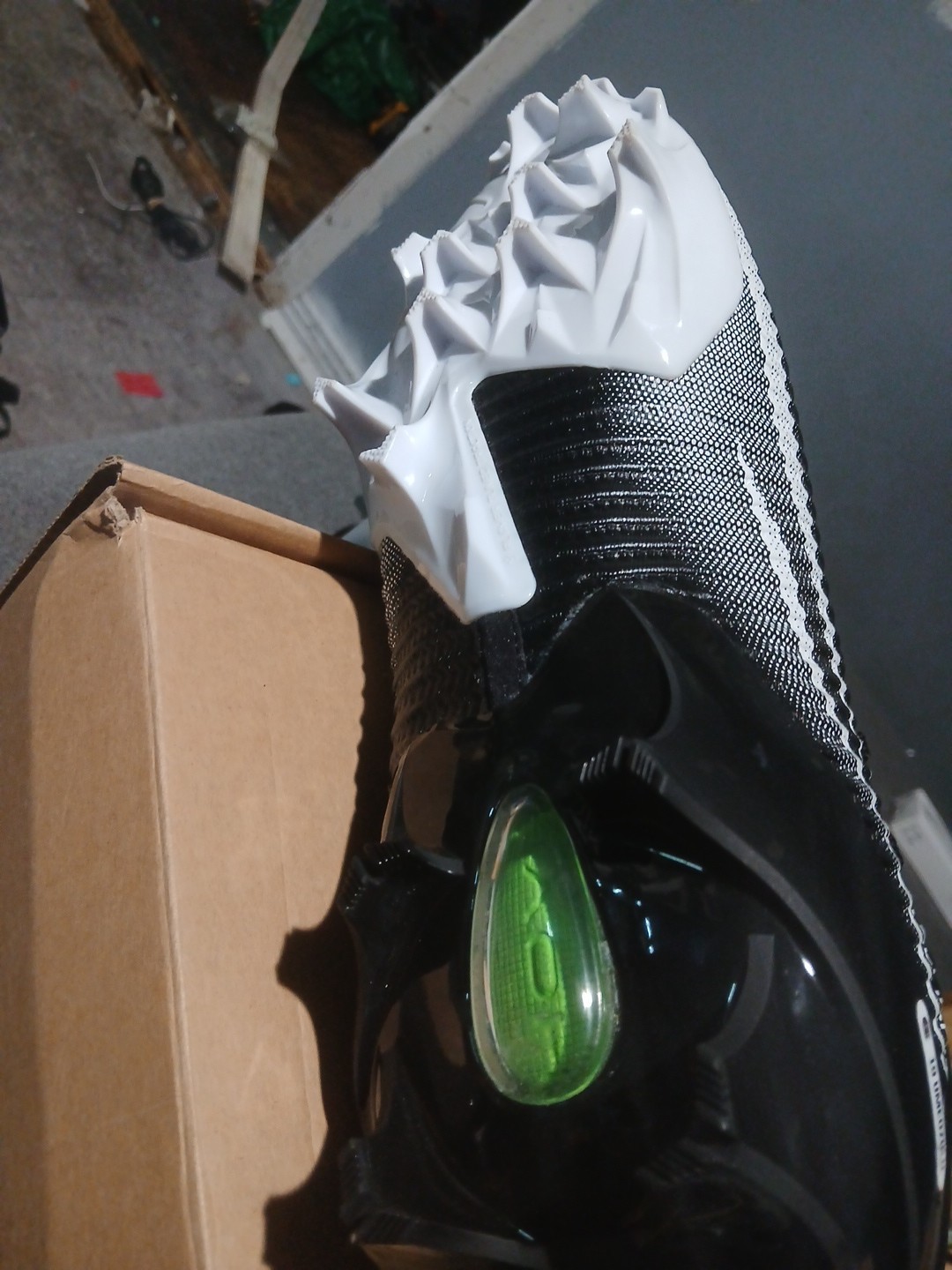 Under Armour Blur Pro Football Cleats Black/SilverGray 3028220-003 Men's size 14 thumbnail 8