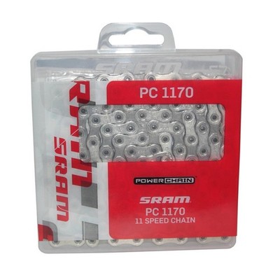 Sram Fahrrad Schaltungskette PC 1170 HollowPin 114 Glieder 11-Fach Power Lock