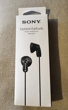 Sony MDR-E9LP/BLK In-Ear Canal Fashion Earbuds Stereo Headphones Earphones Black