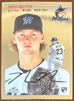 Max Meyer RC 2023 Topps Chrome Platinum #92 Miami Marlins