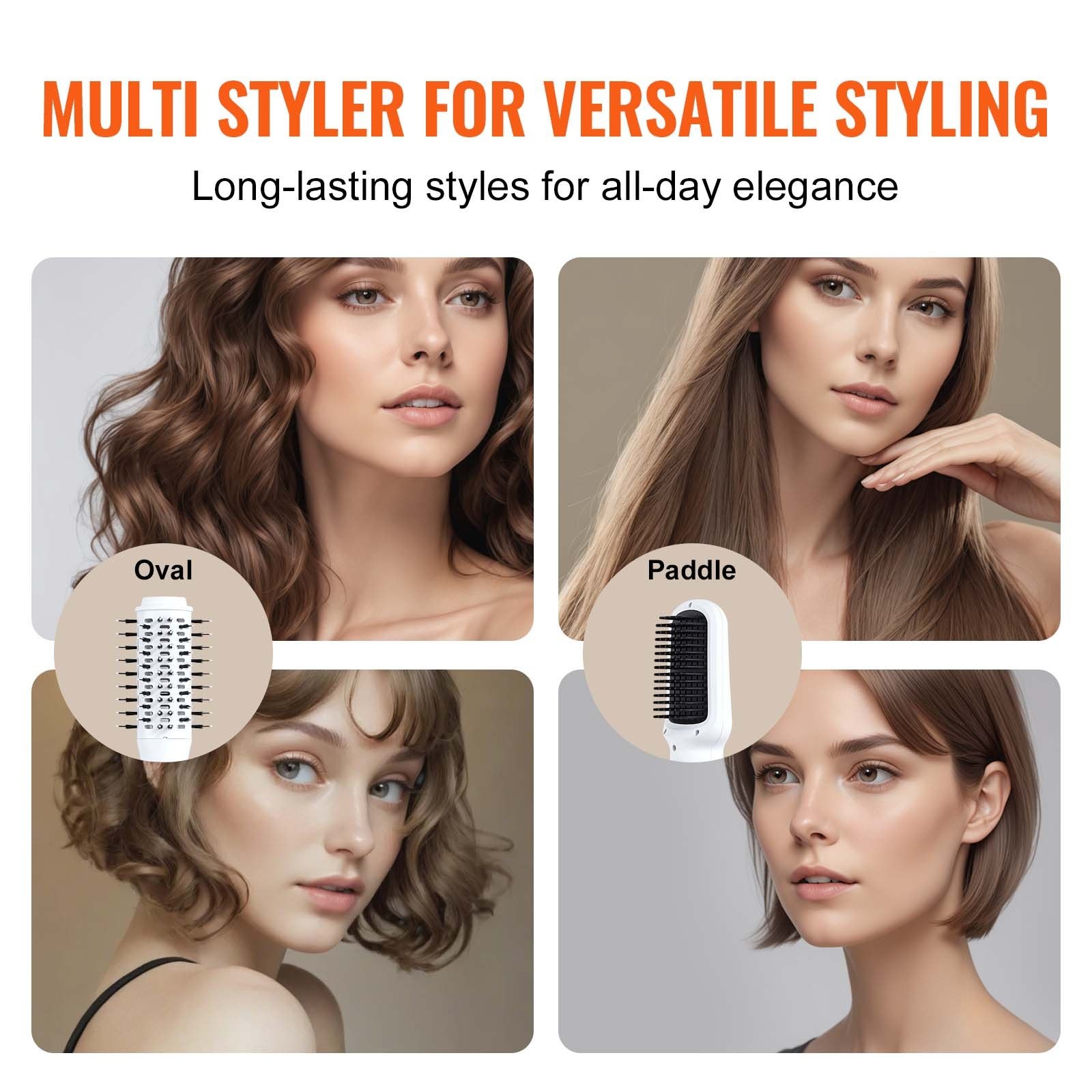 New Hair Dryer Styler, Ionic Hair Dryer Brush, 110,000RPM High-Speed Hot Air S
