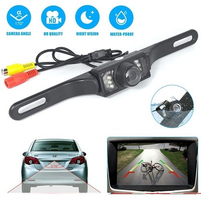CMOS Car Rear View Backup Parking Reverse Camera Back HD Vision Waterproof 7 LED