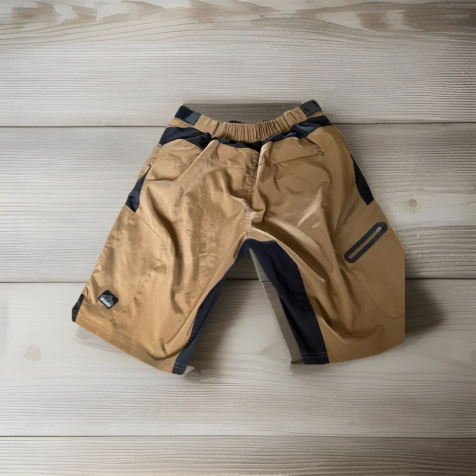 Pantalones Cortos de Ciclismo Zoic Ether Para Hombre XL Elastizados Marrón Atléticos con Forro  Foto 2 de 4