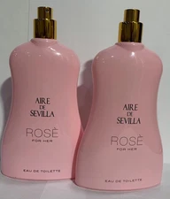 2x Instituto Español Aire de Sevilla Rose Cologne Perfume for Women Spray 5.1 oz
