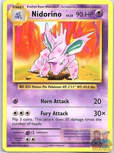 Nidorino 44/108 XY Evolutions Uncommon
