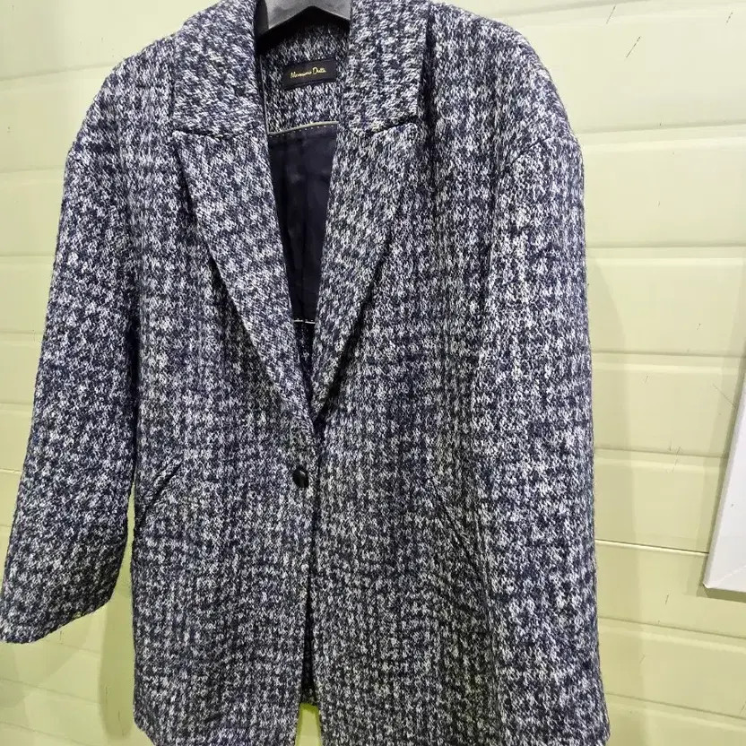 Massimo Dutti Checked Wool Coat S - Excellent Condition thumbnail 5