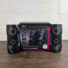 RED5 Stereo Speakers Microphone Mouse Mat LED Illuminated Gaming Bundle | #234