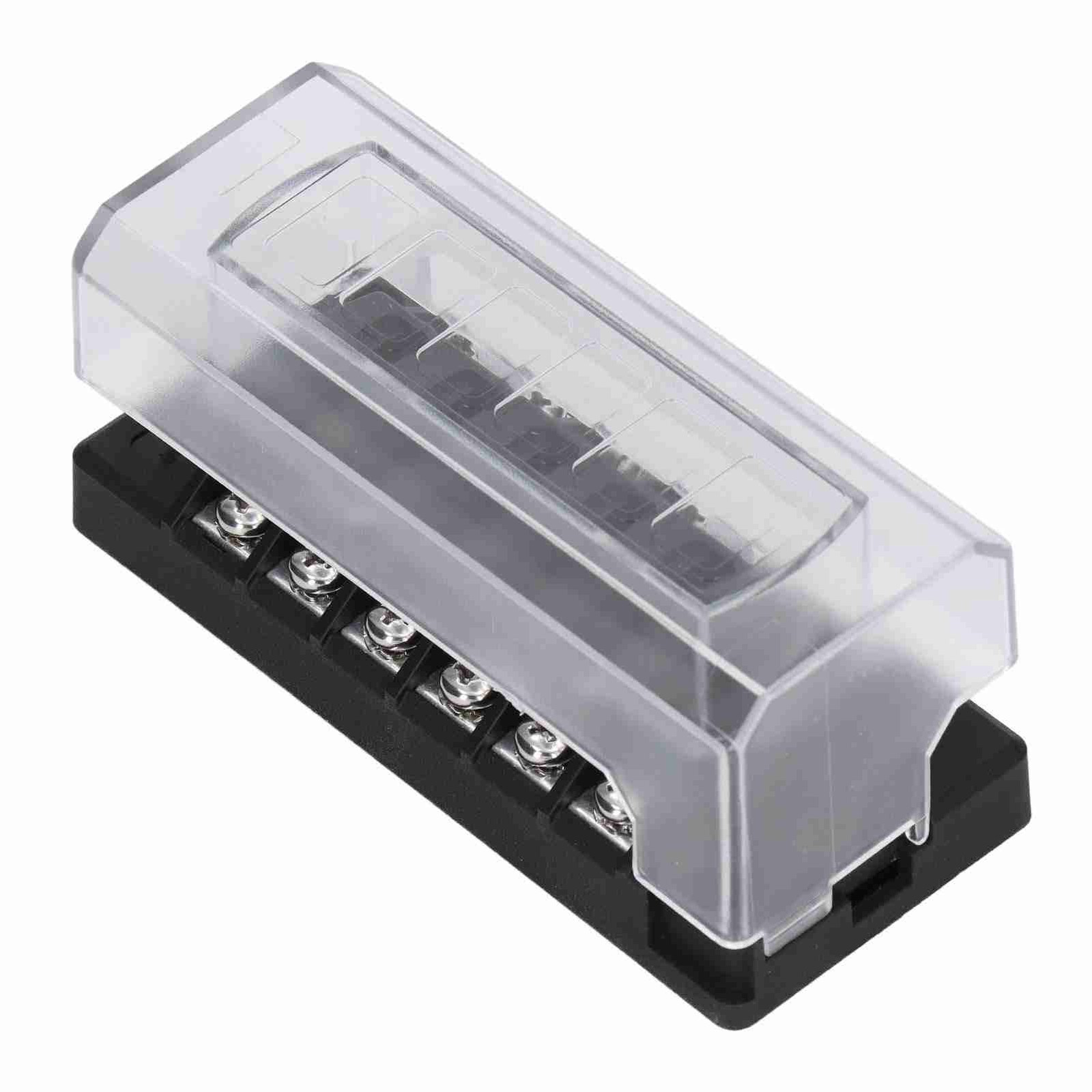 Automotive Replacement Fuse Boxes Inline Fuse Block 6 Way Fuse Block