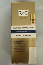 RoC Retinol Correxion Deep Wrinkle Night Cream Advanced Retinol 1oz. New