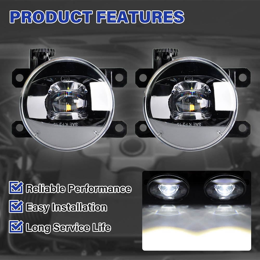 For 2022 2023 2024 Honda Civic Sedan Hatchback Driving LED DRL & Fog Lights Kit