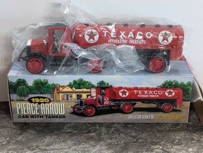 Texaco 1920 Pierce Arrow Cab with Tanker Collector Series #16 Die Cast Bank NIB
