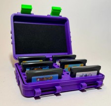 GBA Game Cartridge Case: 15-Capacity Protective Storage w/ Customizable Colors