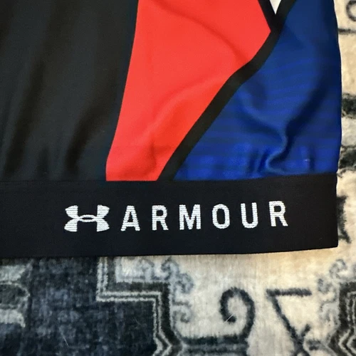 Under Armour Red White and blue Sports Bra Large USA - Picture 2 of 7