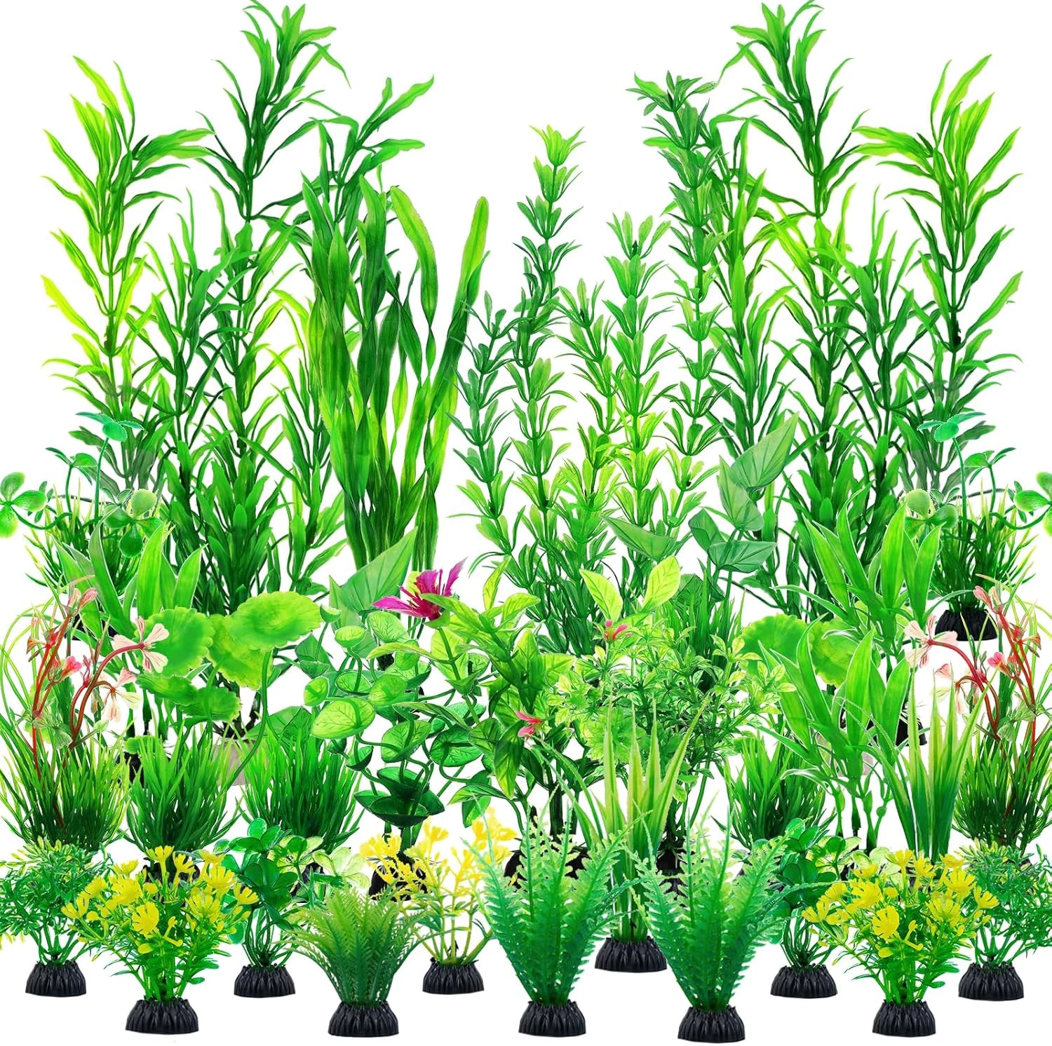 Cousduobe 30Pcs Fish Tank Accessories Aquarium Decorations Green Plants, Fish Ta
Opens in a new wind
