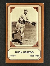 Buck Herzog 1975 Fleer Official Major League Patches - Pioneers of Baseball #27