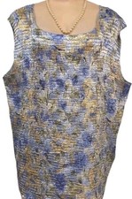 Casual Corner womens top plus size 2x shirt work tunic party resort blouse cute