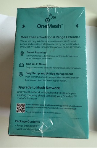 TP-Link Mesh Wi-Fi Range Extender – Modelo RE220 – AC750 Dual Band – NUEVO y sel - Picture 5 of 5