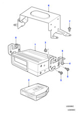 Jaguar Genuine Compact Disc Autochanger Magazine CD Auto Changer C2S14403