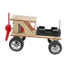Wind Power Car DIY Kits Educational Model Assembly 3D Puzzles for Inspiring