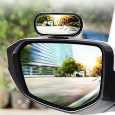 Car Mirror 360° Adjustable Wide Angle Side Rear Mirrors Blind Spot Convex Mirror